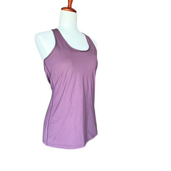 Balance Collection Purple Racerback Yoga Tank Top Lightweight Stretch Size L - Picture 2 of 4